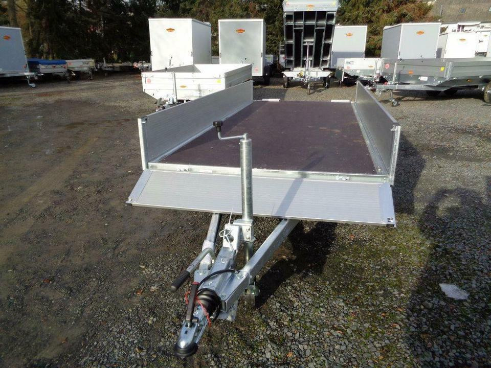 Dropside/ Flatbed trailer Böckmann PKW-Anhänger, 2,7to. Hochlader, Auffahrrampen, 100 km/h: picture 7