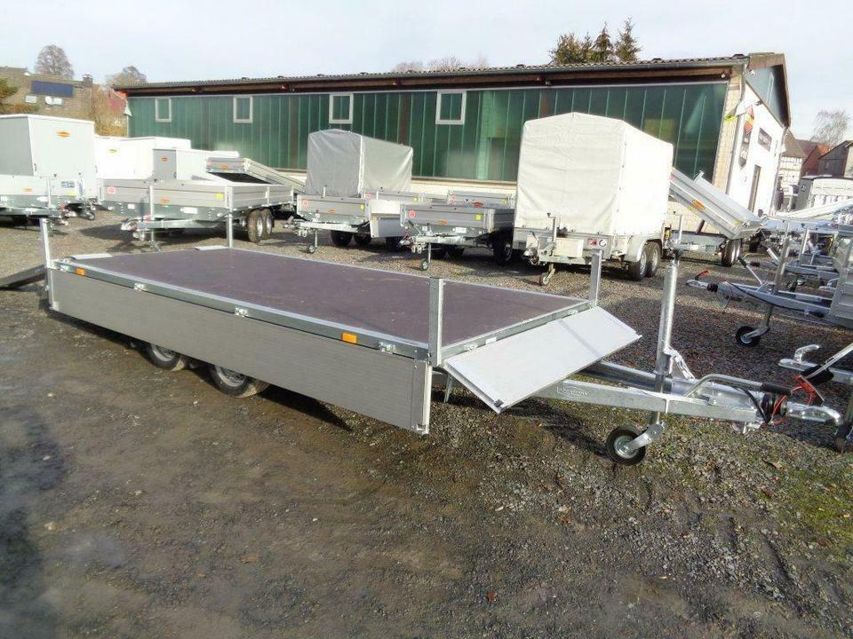 Dropside/ Flatbed trailer Böckmann PKW-Anhänger, 2,7to. Hochlader, Auffahrrampen, 100 km/h: picture 10