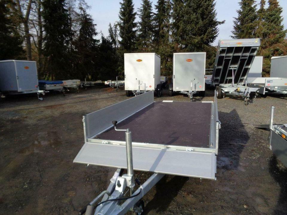 Dropside/ Flatbed trailer Böckmann PKW-Anhänger, 2,7to. Hochlader, Auffahrrampen, 100 km/h: picture 16