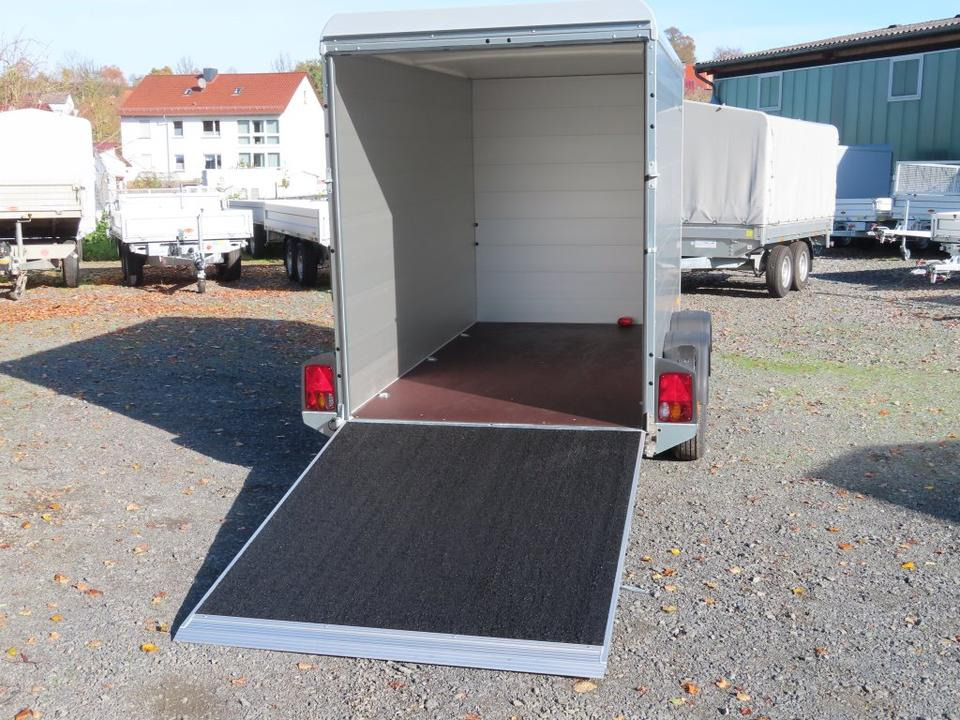 Closed box trailer Böckmann PKW Anhänger Alu Koffer KT-AL 3015/20 M F Rampe/Tür: picture 8