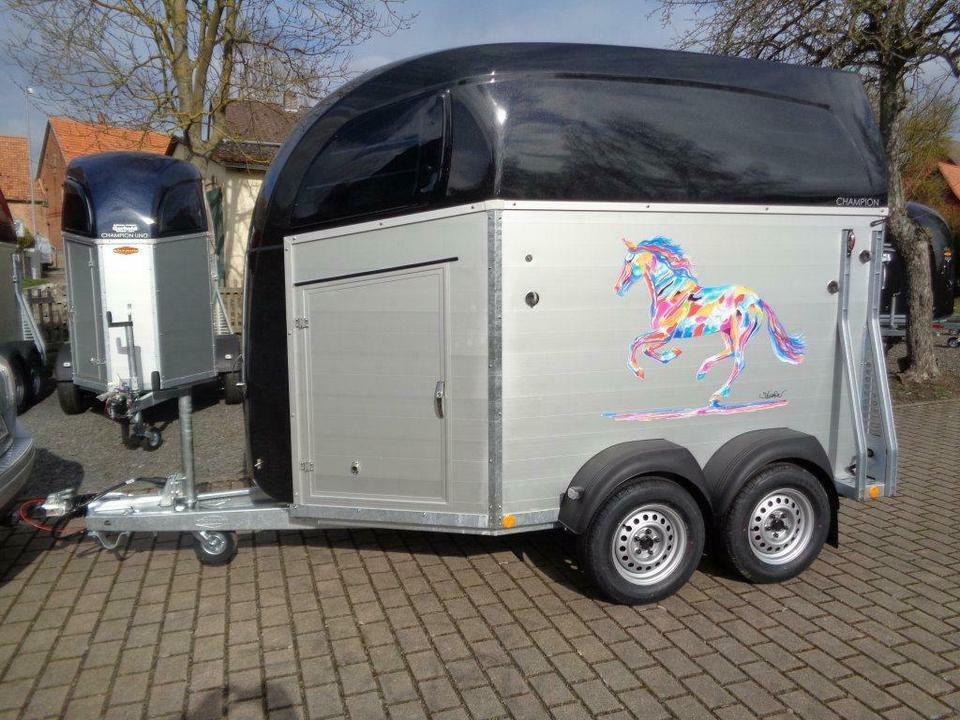 Horse trailer Böckmann Pferdeanhänger, Champion R, ALUBODEN, SaKa, 100 km/h: picture 9