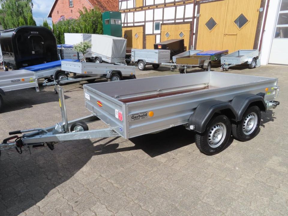PKW-Anhänger Böckmann TL-AL 3015/20 2,0t Abstellstützen - Dropside/ Flatbed trailer: picture 1 PKW-Anhänger Böckmann TL-AL 3015/20 2,0t Abstellstützen - Dropside/ Flatbed trailer: picture 1