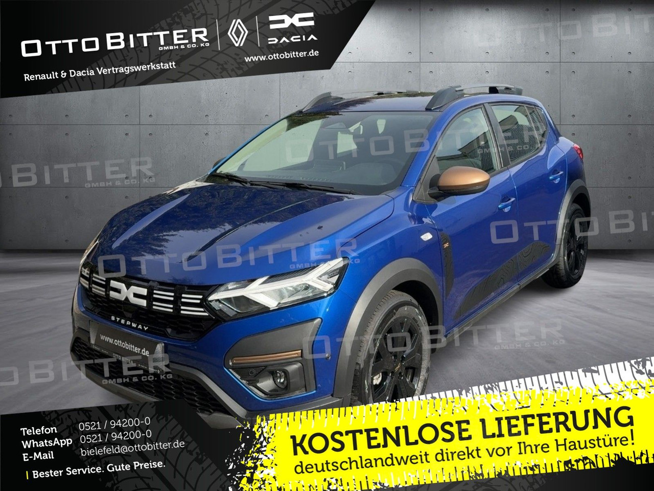 Dacia Sandero Stepway Extreme TCe110 CITY-PAKET/NAVI - Sedan: picture 1 Dacia Sandero Stepway Extreme TCe110 CITY-PAKET/NAVI - Sedan: picture 1