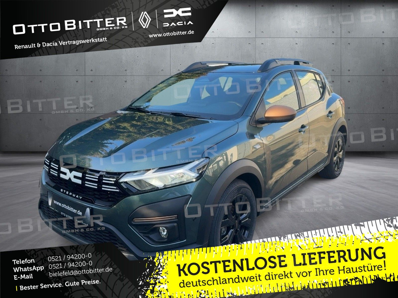 Dacia Sandero Stepway Extreme TCe110 CITY-PAKET/NAVI - Sedan: picture 1 Dacia Sandero Stepway Extreme TCe110 CITY-PAKET/NAVI - Sedan: picture 1