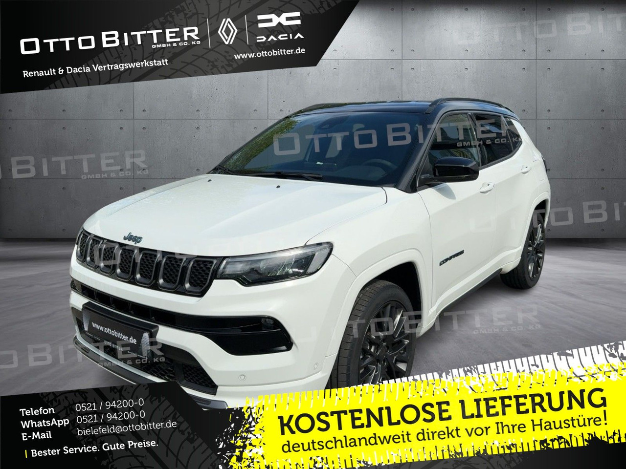 Jeep Compass 1.3 Plug-In Hybrid S ALLRAD LEDER - SUV: picture 1 Jeep Compass 1.3 Plug-In Hybrid S ALLRAD LEDER - SUV: picture 1