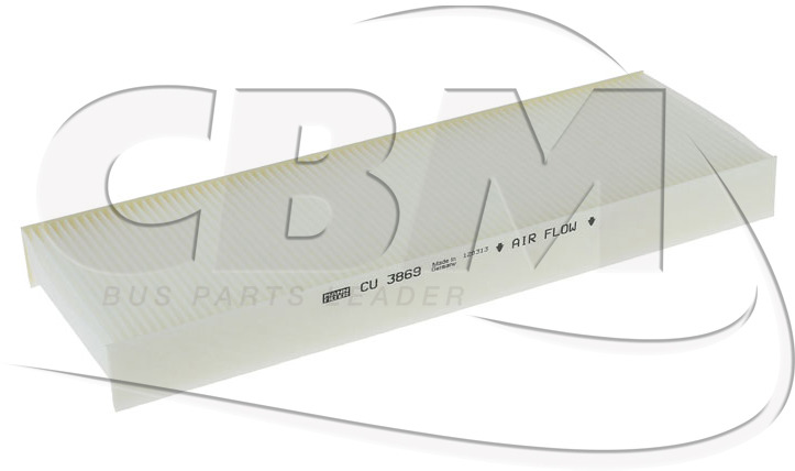 MANN FILTER CABIN AIR FILTER - WABCO ISRI (4613070022 | 4259401) - Cabin filter for Bus: picture 1 MANN FILTER CABIN AIR FILTER - WABCO ISRI (4613070022 | 4259401) - Cabin filter for Bus: picture 1