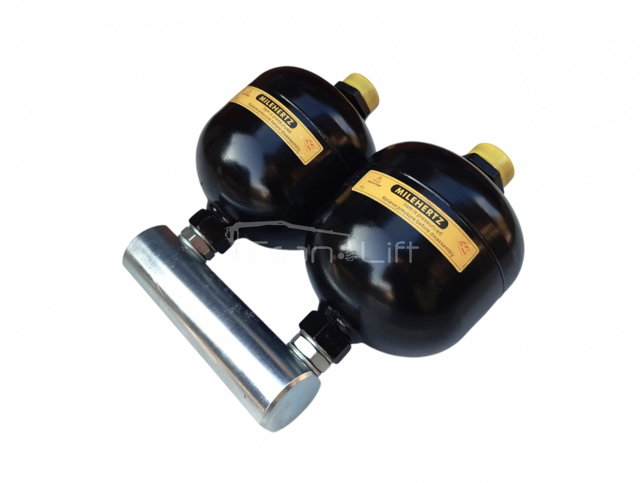 Hydroakumulator amortyzator tłumienia drgań do żurawi leśnych 10-30 tm Hultdins LD1002 / LD2002 - Shock absorber for Loader crane: picture 1 Hydroakumulator amortyzator tłumienia drgań do żurawi leśnych 10-30 tm Hultdins LD1002 / LD2002 - Shock absorber for Loader crane: picture 1