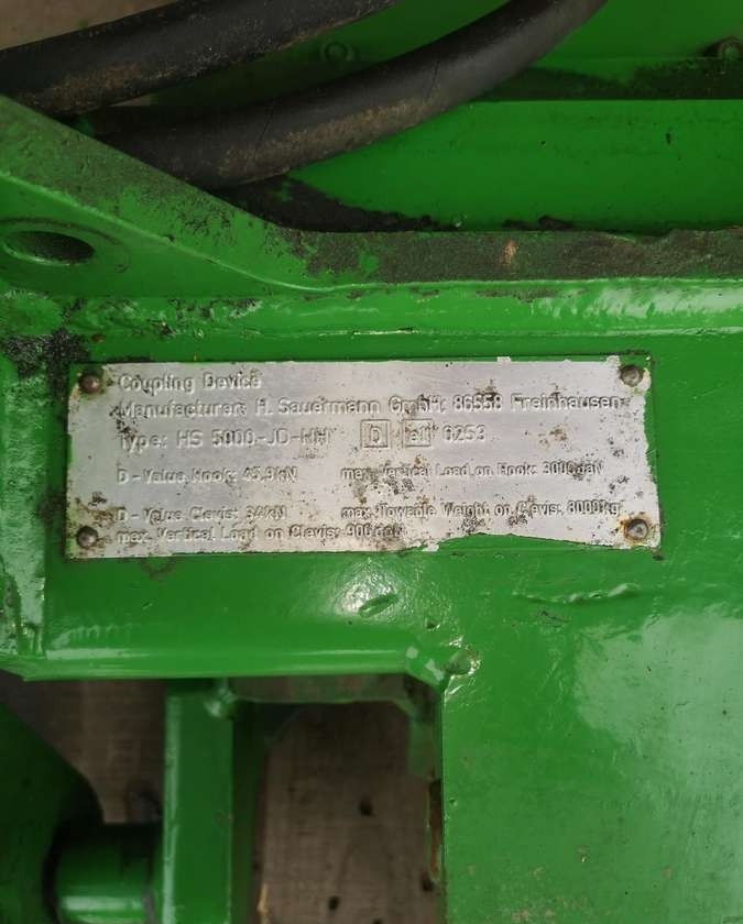 JOHN DEERE hook - Attachment for Farm tractor: picture 2 JOHN DEERE hook - Attachment for Farm tractor: picture 2