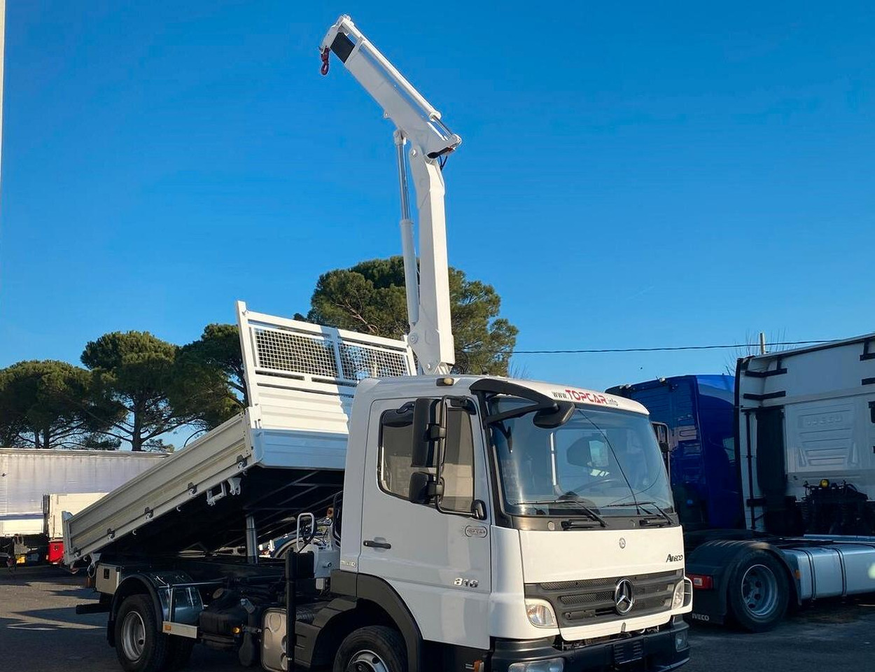 MERCEDES 816 ATEGO CASSONE RIBALTABILE E GRU - Other machinery: picture 2 MERCEDES 816 ATEGO CASSONE RIBALTABILE E GRU - Other machinery: picture 2