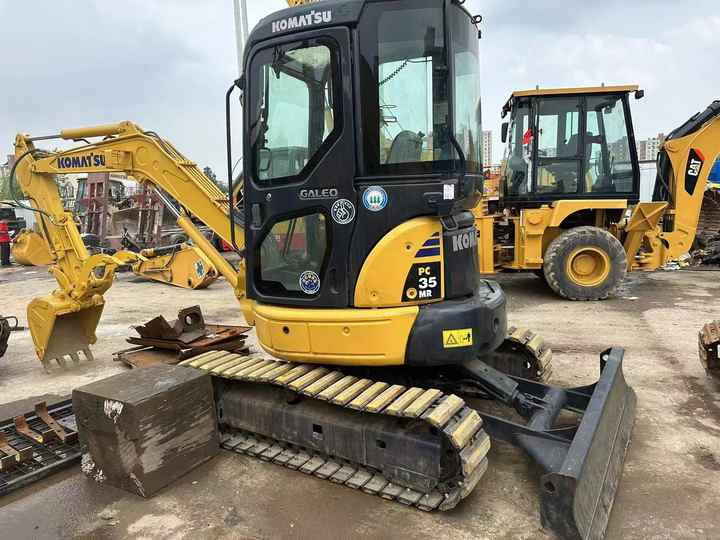 Mini excavator CE/EPA Certified! Komatsu Pc 35 Used Excavator komatsu Pc35 Mini 3 Ton Crawler Excavator with Rubber Track for Sale: picture 6