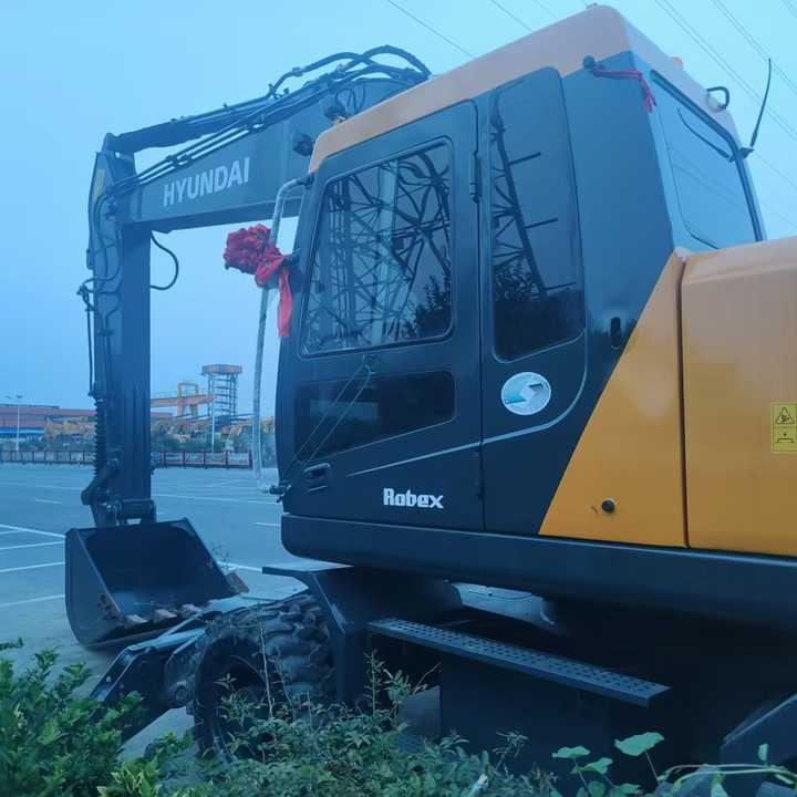 Excavator Used Hyundai 210w 20T Second Hand Korea Original Large Wheel Excavator Mining Construction Excavators Hot Sale 210w 220 225 30t: picture 6