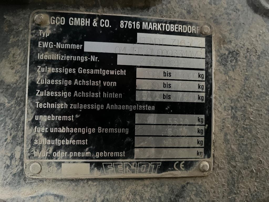 Fendt Favorit 716 Vario - Farm tractor: picture 5 Fendt Favorit 716 Vario - Farm tractor: picture 5