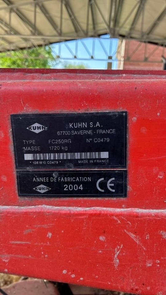 Kuhn FC 250 R G - Mower: picture 2 Kuhn FC 250 R G - Mower: picture 2