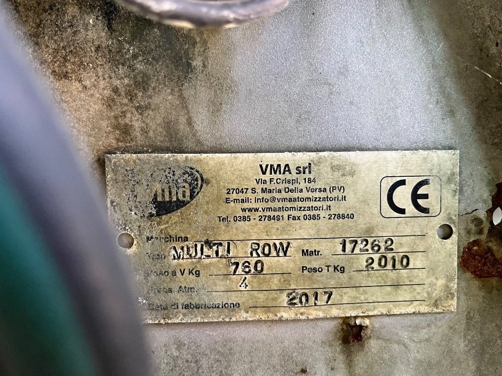 VMA MULTI ROW - Trailed sprayer: picture 5 VMA MULTI ROW - Trailed sprayer: picture 5