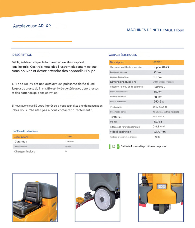 HIPPO AR-X9 - Road sweeper: picture 2 HIPPO AR-X9 - Road sweeper: picture 2