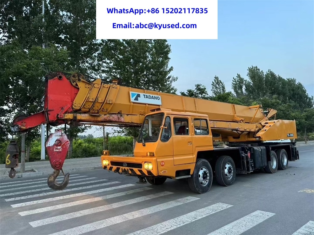TADANO TG500E TG700E TG1000 TL250E TL300E 25TON 30TON 50TON 70T 100TON - Mobile crane: picture 1 TADANO TG500E TG700E TG1000 TL250E TL300E 25TON 30TON 50TON 70T 100TON - Mobile crane: picture 1