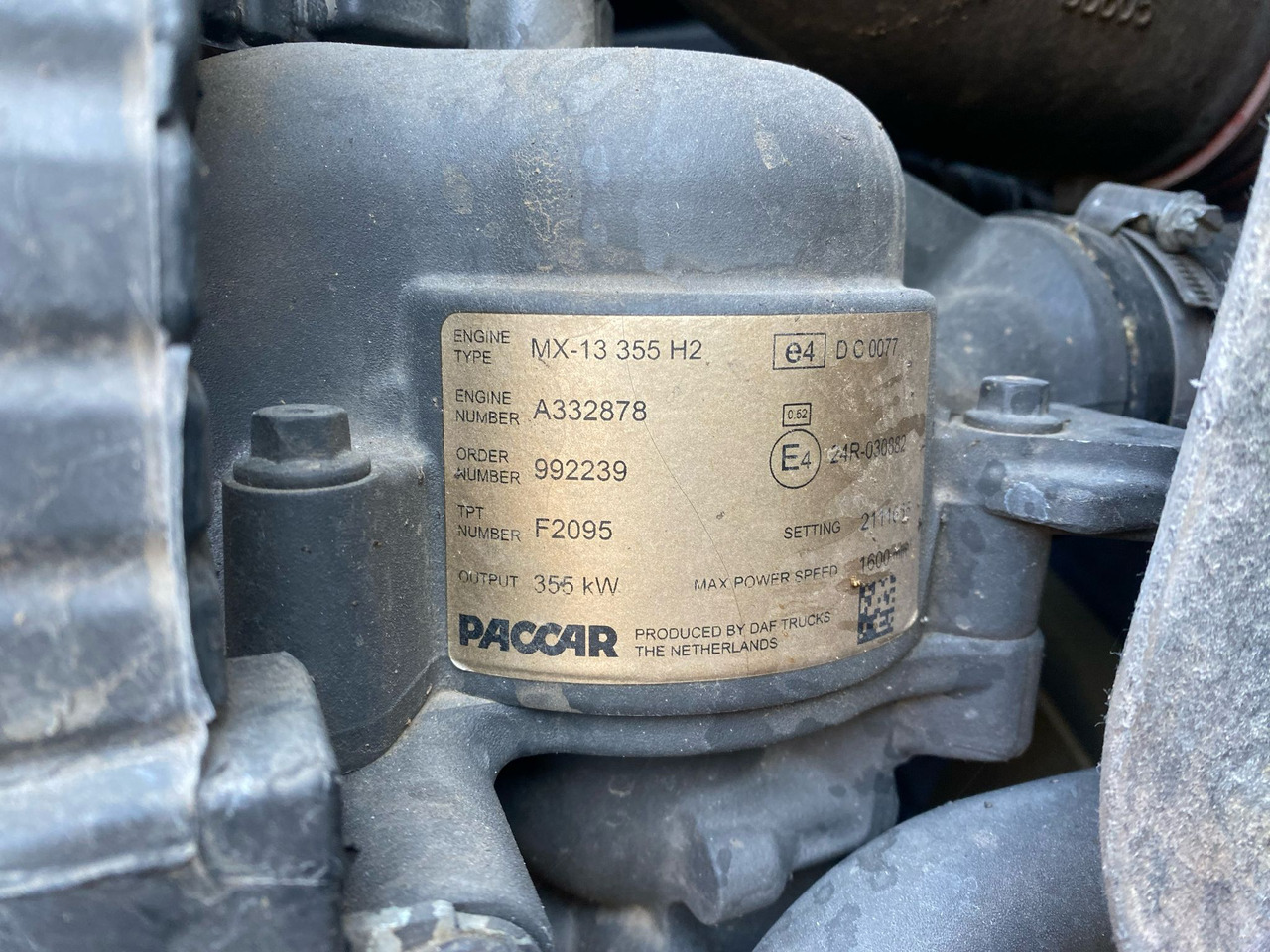 Daf MX-13 355H2 - Engine: picture 1 Daf MX-13 355H2 - Engine: picture 1