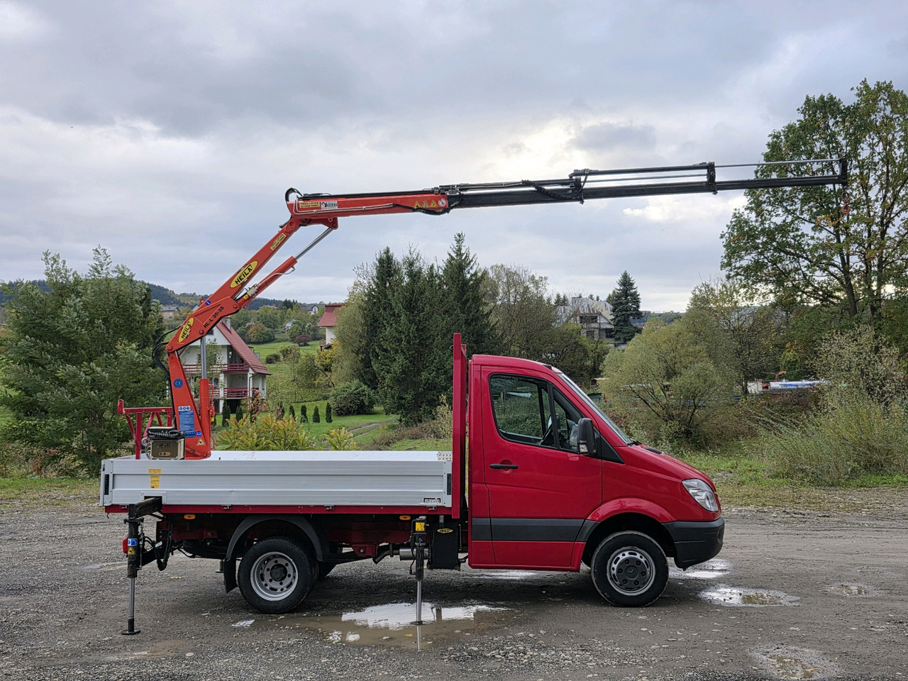 Mercedes-Benz Sprinter 418 CDI Skrzynia +HDS 10.5 M +Pilot ! 87000km ! - Flatbed van: picture 3 Mercedes-Benz Sprinter 418 CDI Skrzynia +HDS 10.5 M +Pilot ! 87000km ! - Flatbed van: picture 3