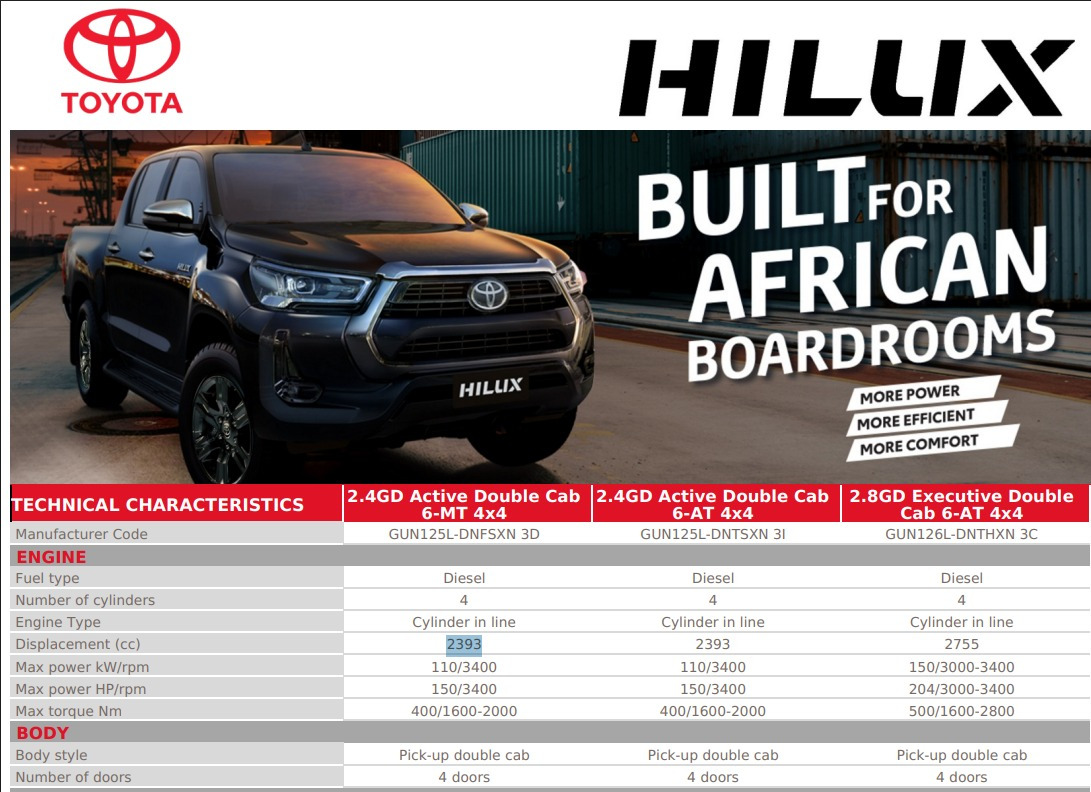 Toyota Hilux - Pickup truck, Combi van: picture 5 Toyota Hilux - Pickup truck, Combi van: picture 5