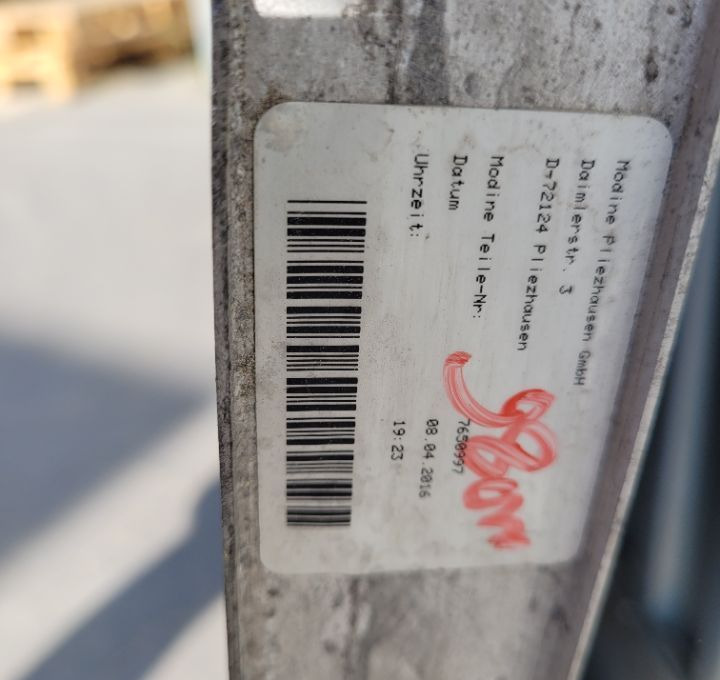 CHŁODNICA WODY MAN TGX E6 MODINE 7650997 98CM SZCZELNA - Radiator for Truck: picture 3 CHŁODNICA WODY MAN TGX E6 MODINE 7650997 98CM SZCZELNA - Radiator for Truck: picture 3