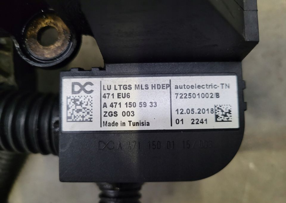 INSTALACJA MERCEDES ACTROS MP4 A4711505933 - Cables/ Wire harness for Truck: picture 2 INSTALACJA MERCEDES ACTROS MP4 A4711505933 - Cables/ Wire harness for Truck: picture 2