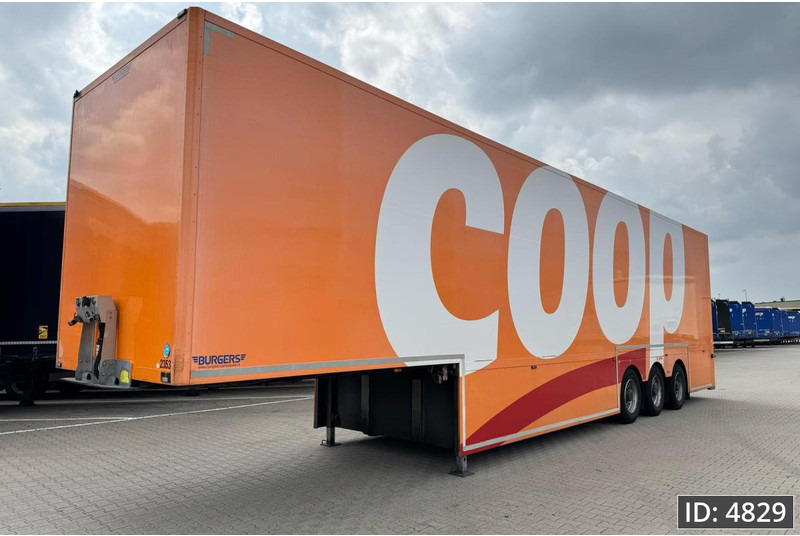 BURGERS Double-Deck / Steering axle / Tail lift / 7 pieces - Closed box semi-trailer: picture 1 BURGERS Double-Deck / Steering axle / Tail lift / 7 pieces - Closed box semi-trailer: picture 1