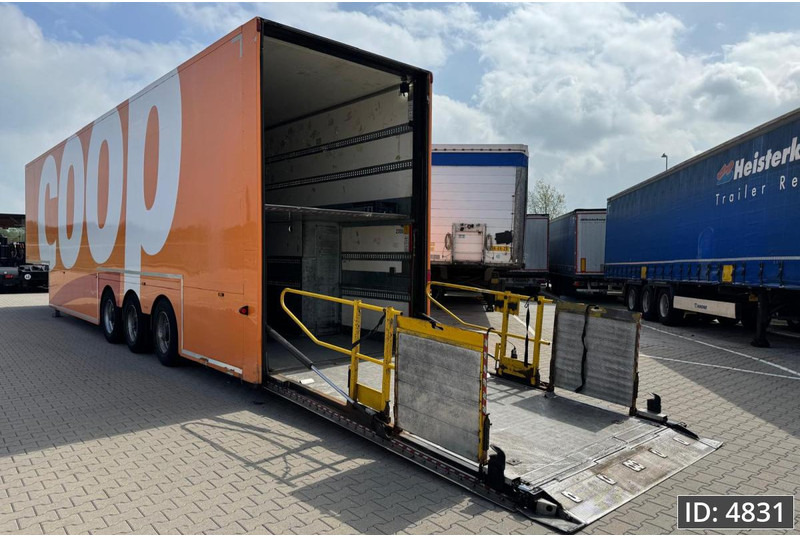 BURGERS Double-Deck / Steering axle / Tail lift / Racing / 5 pieces - Closed box semi-trailer: picture 3 BURGERS Double-Deck / Steering axle / Tail lift / Racing / 5 pieces - Closed box semi-trailer: picture 3