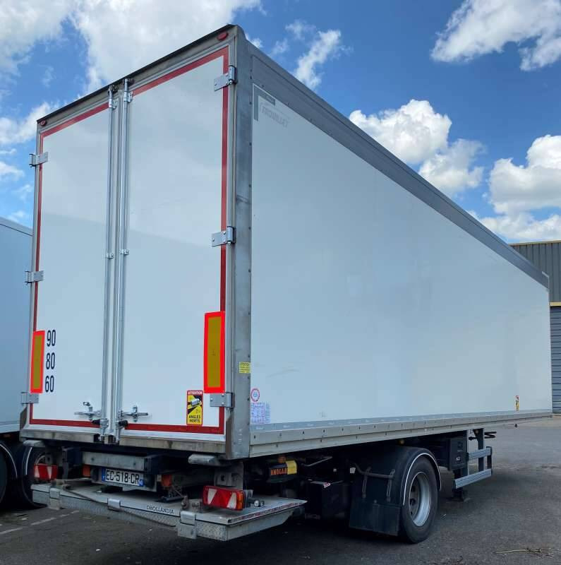 Semi-remorque 1 Essieu DISTRIBOX HAYON 24 PALETTES 2 PORTES AR 2M80 - Closed box semi-trailer: picture 4 Semi-remorque 1 Essieu DISTRIBOX HAYON 24 PALETTES 2 PORTES AR 2M80 - Closed box semi-trailer: picture 4