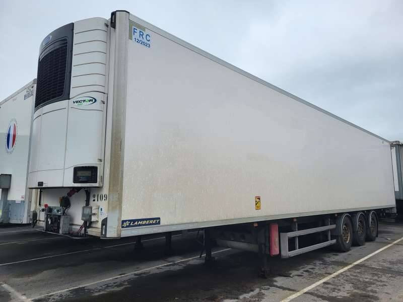 Semi-remorque 3 Essieux FRIGO 38 TONNES CAISSE LAMBERET GROUPE CARRIER VECTOR 1550 - Refrigerator semi-trailer: picture 2 Semi-remorque 3 Essieux FRIGO 38 TONNES CAISSE LAMBERET GROUPE CARRIER VECTOR 1550 - Refrigerator semi-trailer: picture 2