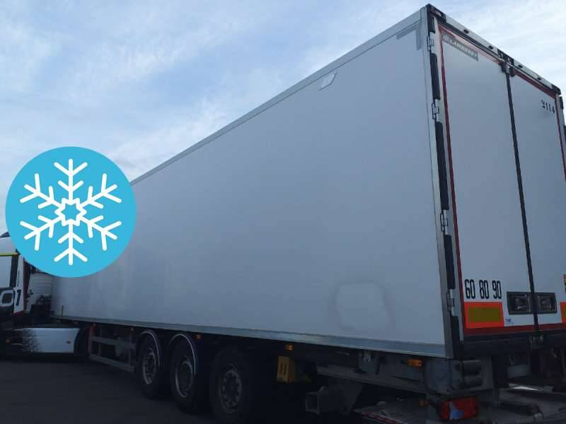 Semi-remorque 3 Essieux FRIGO 38 TONNES HAYON CAISSE LAMBERET GROUPE CARRIER VECTOR 1950 MT - Refrigerator semi-trailer: picture 1 Semi-remorque 3 Essieux FRIGO 38 TONNES HAYON CAISSE LAMBERET GROUPE CARRIER VECTOR 1950 MT - Refrigerator semi-trailer: picture 1