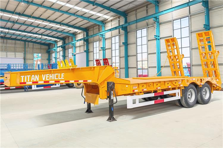 TITAN 2 Axle Low Loader Truck Trailer for Sale In Uganda - Low loader semi-trailer: picture 4 TITAN 2 Axle Low Loader Truck Trailer for Sale In Uganda - Low loader semi-trailer: picture 4