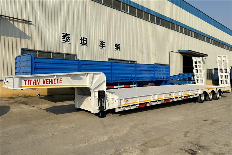TITAN 3 Axle 80 Ton Lowbed Semi Trailer for Sale In Philippines - Low loader semi-trailer: picture 1 TITAN 3 Axle 80 Ton Lowbed Semi Trailer for Sale In Philippines - Low loader semi-trailer: picture 1