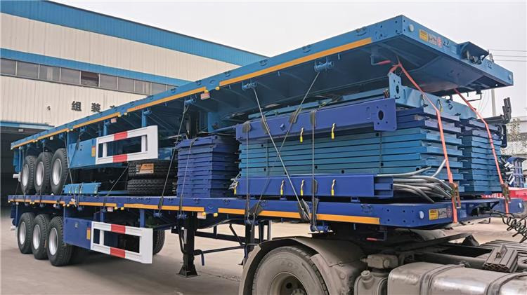 TITAN 3 Axle Flatbed Trailer will be ship to Zambia - Dropside/ Flatbed semi-trailer: picture 2 TITAN 3 Axle Flatbed Trailer will be ship to Zambia - Dropside/ Flatbed semi-trailer: picture 2