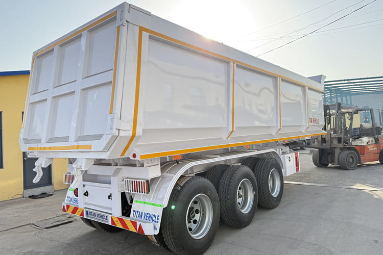 TITAN 3 Axle Tipper Trailer for Sale in Tanzania - Tipper semi-trailer: picture 1 TITAN 3 Axle Tipper Trailer for Sale in Tanzania - Tipper semi-trailer: picture 1