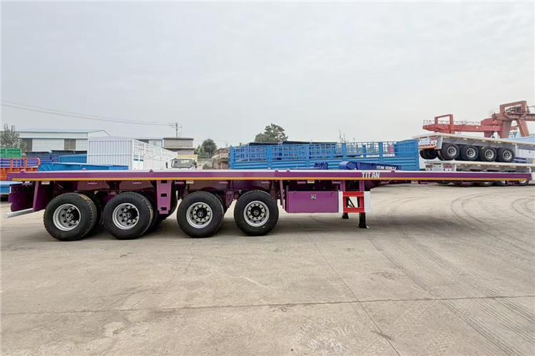 TITAN 4 Axle 40ft Flatbed Semi Trailer for Sale In Guam - Dropside/ Flatbed semi-trailer: picture 2 TITAN 4 Axle 40ft Flatbed Semi Trailer for Sale In Guam - Dropside/ Flatbed semi-trailer: picture 2