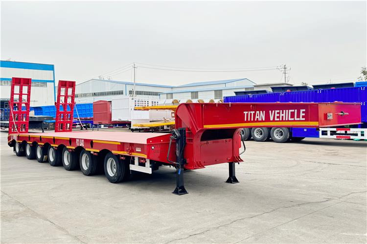TITAN 7 Axle 120 Ton Lowbed Trailer for Sale In Saudi Arabia - Low loader semi-trailer: picture 1 TITAN 7 Axle 120 Ton Lowbed Trailer for Sale In Saudi Arabia - Low loader semi-trailer: picture 1
