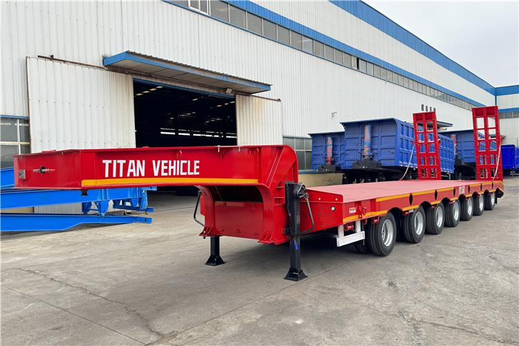 TITAN 7 Axle 120 Ton Lowbed Trailer for Sale In Saudi Arabia - Low loader semi-trailer: picture 3 TITAN 7 Axle 120 Ton Lowbed Trailer for Sale In Saudi Arabia - Low loader semi-trailer: picture 3