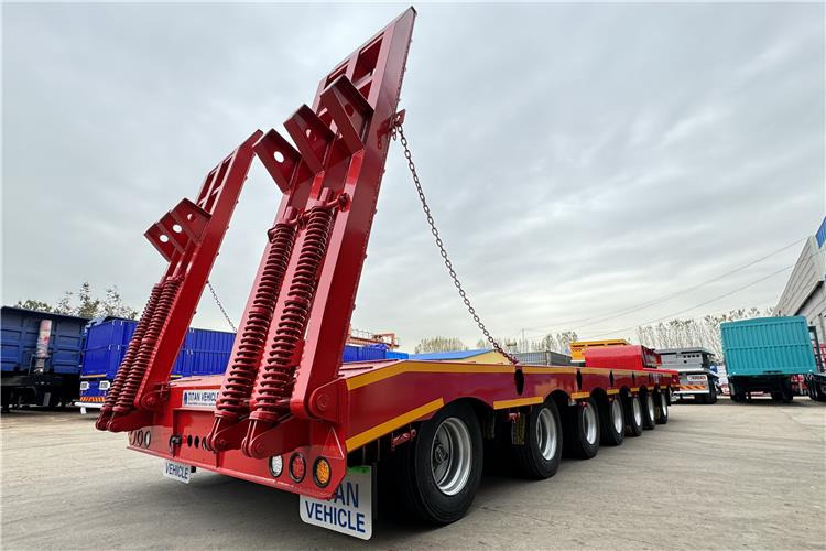 TITAN 7 Axle 120 Ton Lowbed Trailer for Sale In Saudi Arabia - Low loader semi-trailer: picture 2 TITAN 7 Axle 120 Ton Lowbed Trailer for Sale In Saudi Arabia - Low loader semi-trailer: picture 2