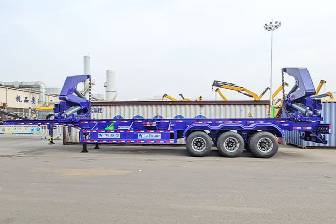 XCMG 40Ft Shipping Container Side Loader for Sale in Argentina - Container transporter/ Swap body semi-trailer: picture 1 XCMG 40Ft Shipping Container Side Loader for Sale in Argentina - Container transporter/ Swap body semi-trailer: picture 1