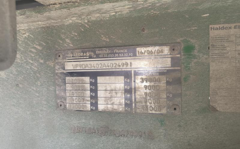 Walking floor semi-trailer Legras Srem: picture 26