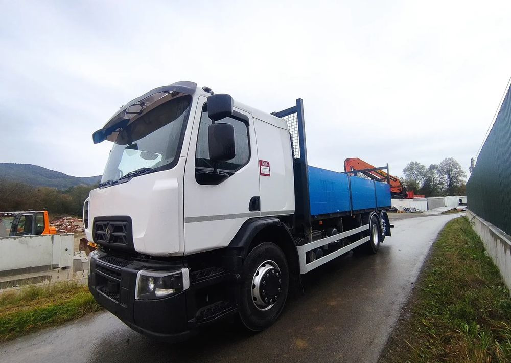 Renault Gama D 26.320 skrzynia hds palfinger PK15500 - Dropside/ Flatbed truck, Crane truck: picture 1 Renault Gama D 26.320 skrzynia hds palfinger PK15500 - Dropside/ Flatbed truck, Crane truck: picture 1