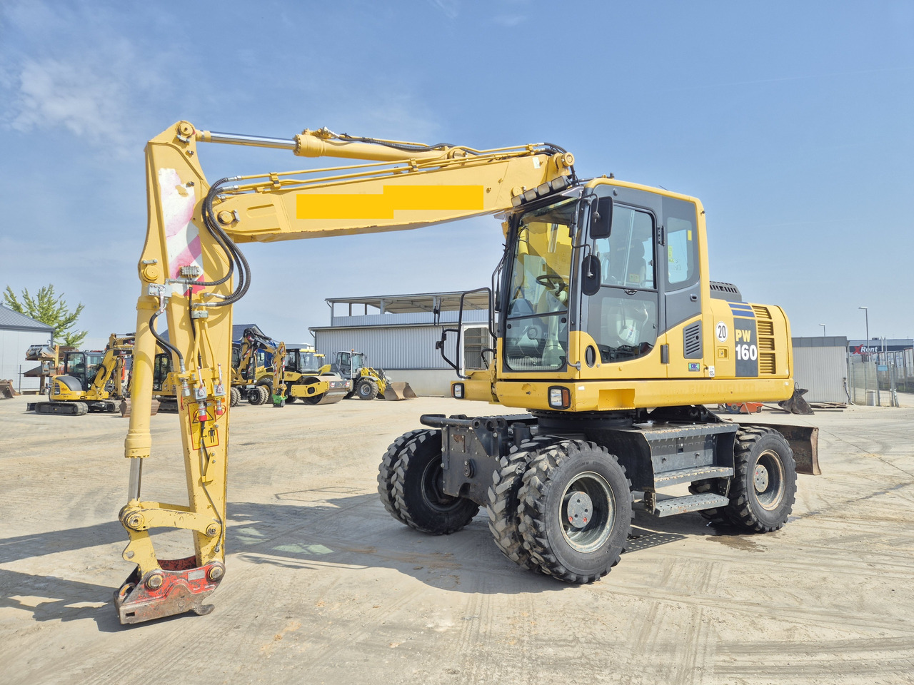 KOMATSU PW 160 - 8 - Wheel excavator: picture 2 KOMATSU PW 160 - 8 - Wheel excavator: picture 2