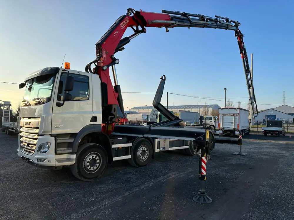 DAF CF 480 FAD *71 TM CRANE*175 working hours*Fly-Jib*Hook lift TAM - Hook lift truck, Crane truck: picture 1 DAF CF 480 FAD *71 TM CRANE*175 working hours*Fly-Jib*Hook lift TAM - Hook lift truck, Crane truck: picture 1