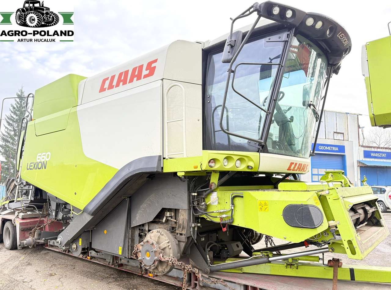 CLAAS LEXION 660 - 2013 ROK - NOWSZY MODEL - 2468 H - VARIO 750 - Combine harvester: picture 1 CLAAS LEXION 660 - 2013 ROK - NOWSZY MODEL - 2468 H - VARIO 750 - Combine harvester: picture 1
