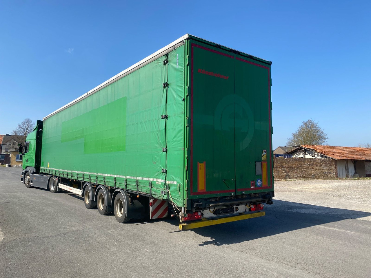 Kässbohrer 3-achs Mega/verbreiterbar + Rollboden Aircargo!! - Curtainsider semi-trailer: picture 3 Kässbohrer 3-achs Mega/verbreiterbar + Rollboden Aircargo!! - Curtainsider semi-trailer: picture 3