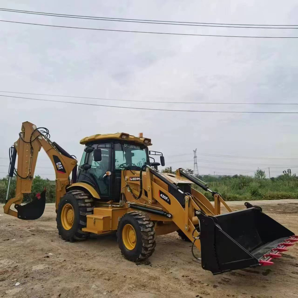 CATERPILLAR 420F backhoe loader stock new low hour jcb TLB - Backhoe loader: picture 1 CATERPILLAR 420F backhoe loader stock new low hour jcb TLB - Backhoe loader: picture 1