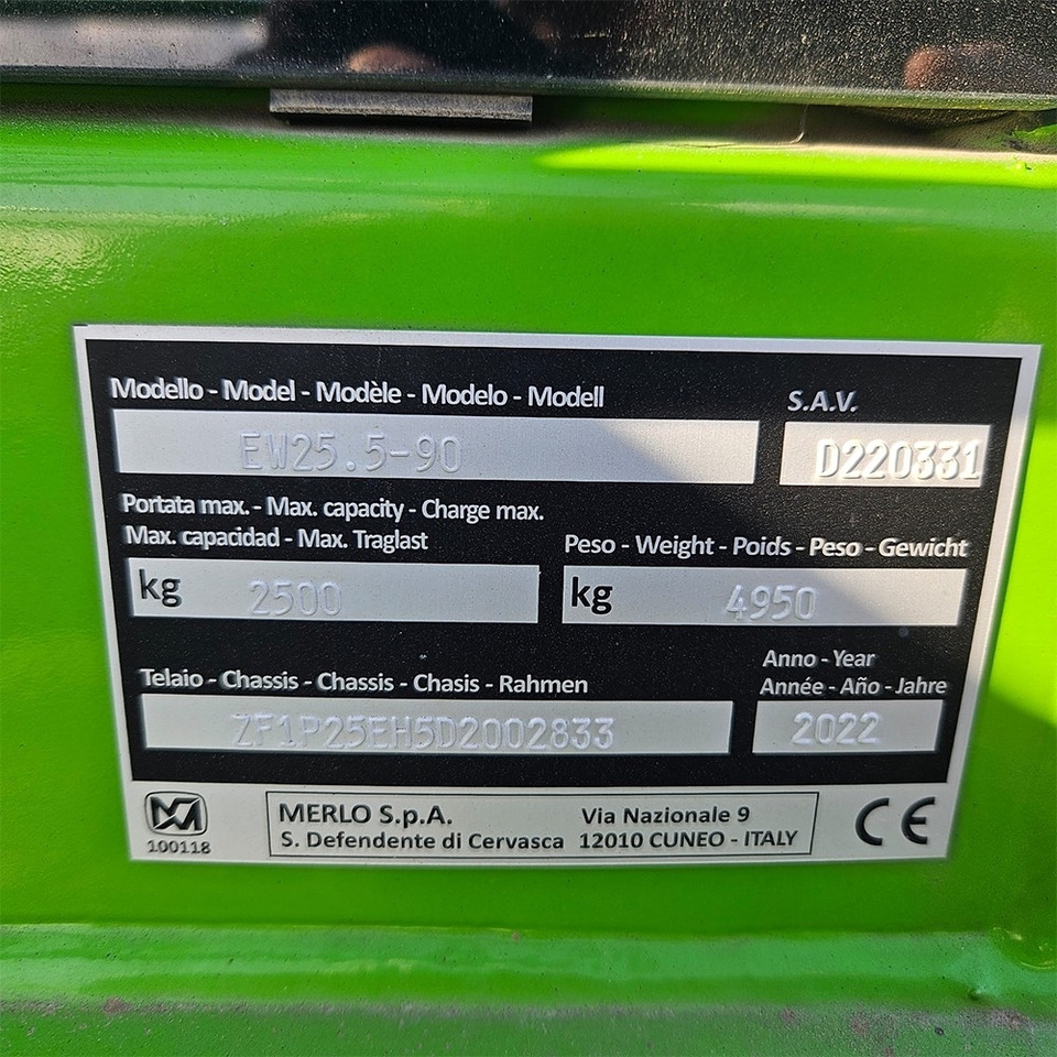 Merlo EW25.5  on lease Merlo EW25.5: picture 6