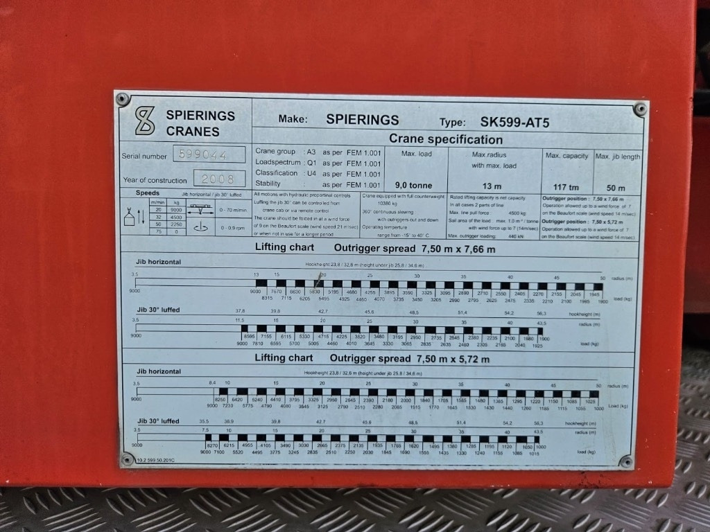 Spierings AT5 - 599 - Self-erecting tower crane: picture 4 Spierings AT5 - 599 - Self-erecting tower crane: picture 4