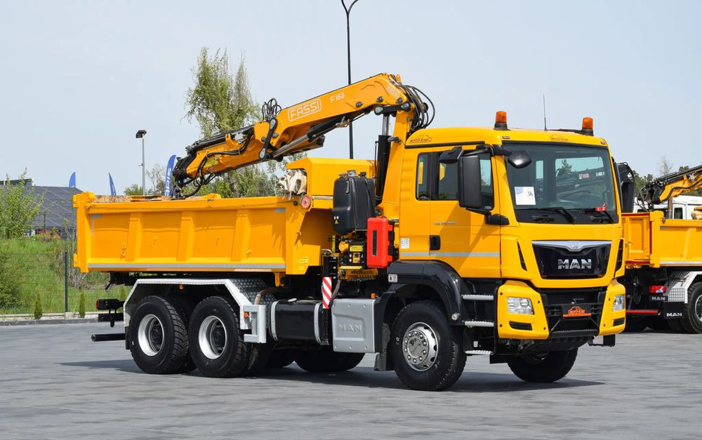 MAN TGS 26.400 / 6x4 / EURO 6 / UDT / HDS FASSI 165 / WYSUW x3 / ROTATOR / CHWYTAK / STEROWANIE RADIOWE / WZMOCNIONA RAMA / WYWROTKA / HYDROBURTA / AUTOMAT / 2017 / NOWE OPONY - 100% / NISKI PRZEBIEG  - Tipper: picture 3 MAN TGS 26.400 / 6x4 / EURO 6 / UDT / HDS FASSI 165 / WYSUW x3 / ROTATOR / CHWYTAK / STEROWANIE RADIOWE / WZMOCNIONA RAMA / WYWROTKA / HYDROBURTA / AUTOMAT / 2017 / NOWE OPONY - 100% / NISKI PRZEBIEG  - Tipper: picture 3