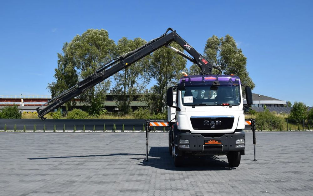 Tipper, Crane truck MAN TGS 33.360 / 6x4 / HDS HIAB 122 E-2 HIDUO / STEROWANIE RADIOWE / WYWROTKA / HYDROBURTA / AUTOMAT / KLIMA / TEMPOMAT / KAMERA COFANIA / SPROWADZONY: picture 7 Tipper, Crane truck MAN TGS 33.360 / 6x4 / HDS HIAB 122 E-2 HIDUO / STEROWANIE RADIOWE / WYWROTKA / HYDROBURTA / AUTOMAT / KLIMA / TEMPOMAT / KAMERA COFANIA / SPROWADZONY: picture 7